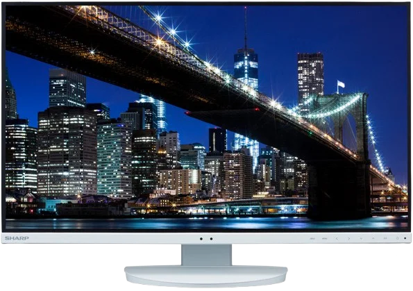 Monitor Empresarial Sharp DD-EA272Q WQHD de 27" con USB-C 90W, LAN Integrada y Ergonomía Profesional