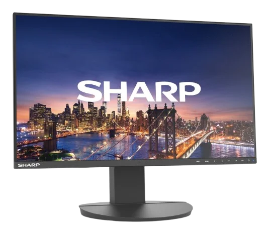 Monitor Empresarial Sharp DD-EA271F Full HD de 27" IPS con Ergonomía Profesional y Conectividad Multiformato