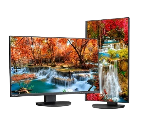 Monitor Empresarial Sharp DD-EA272F Full HD de 27" con USB-C, Daisy Chain y Ergonomía Profesional