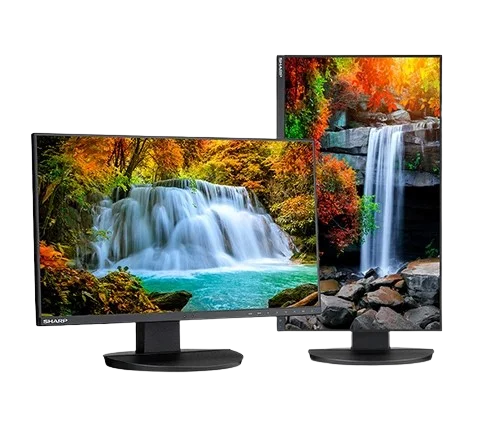 Monitor Empresarial Sharp DD-EA242F Full HD de 24" con USB-C 65W, Daisy Chain y Ergonomía Profesional