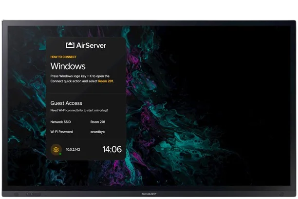 Monitor Interactivo Sharp PN-LA752 UHD 4K de 75" con Windows 11 Pro para Educación y Colaboración Empresarial