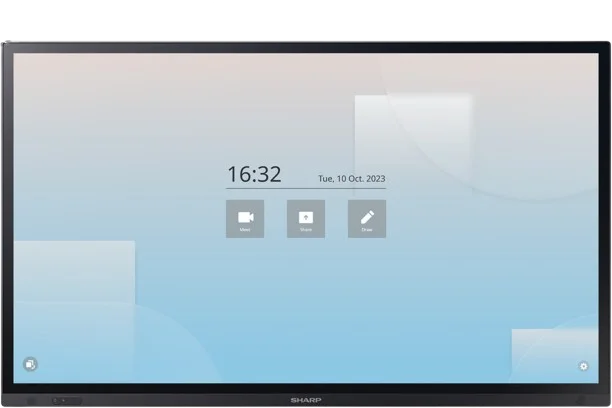 Monitor Interactivo Sharp PN-LA652 UHD 4K de 65" con Windows 11 Pro para Educación y Colaboración Empresarial
