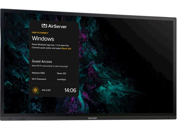 Monitor Interactivo Sharp PN-LA652 UHD 4K de 65" con Windows 11 Pro para Educación y Colaboración Empresarial