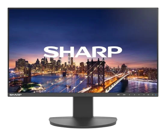 Monitor Empresarial Sharp DD-EA241F Full HD de 24″ IPS con Ergonomía Profesional y Conectividad Multiformato