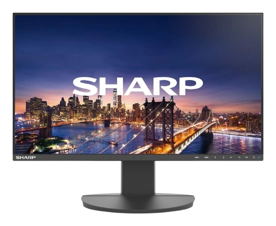 Monitor Empresarial Sharp DD-EA272F Full HD de 27″ con USB-C, Daisy Chain y Ergonomía Profesional