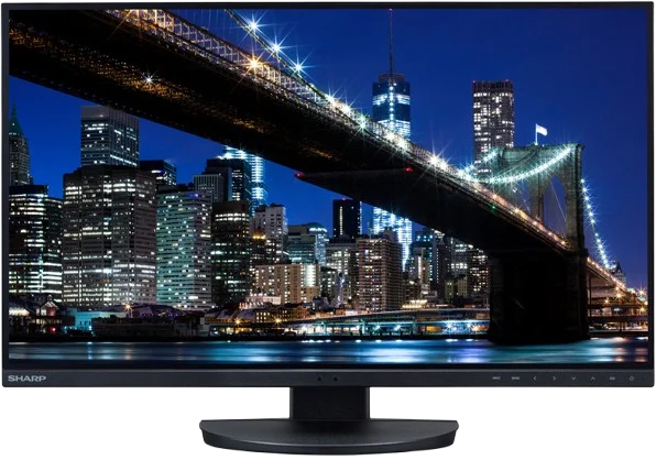 Monitor Empresarial Sharp DD-EA272Q WQHD de 27″ con USB-C 90W, LAN Integrada y Ergonomía Profesional